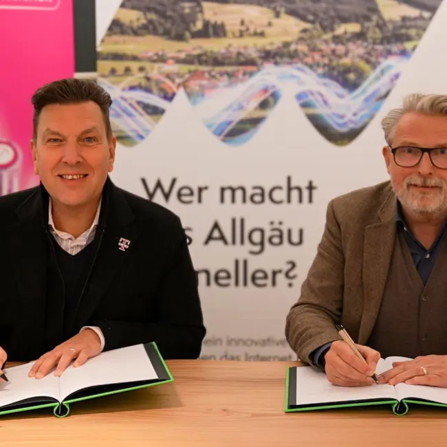 Telekom and AÜW Join Forces to Accelerate Fiber Optic Expansion in Weitnau, Germany