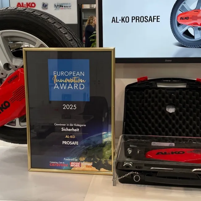 AL-KO Wins European Innovation Award for Caravan Wheel Clamp