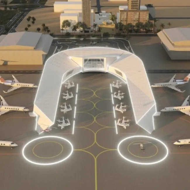 LODD and Skyports Infrastructure Unveil Vertiport Concept Design for Abu Dhabi AAM Network