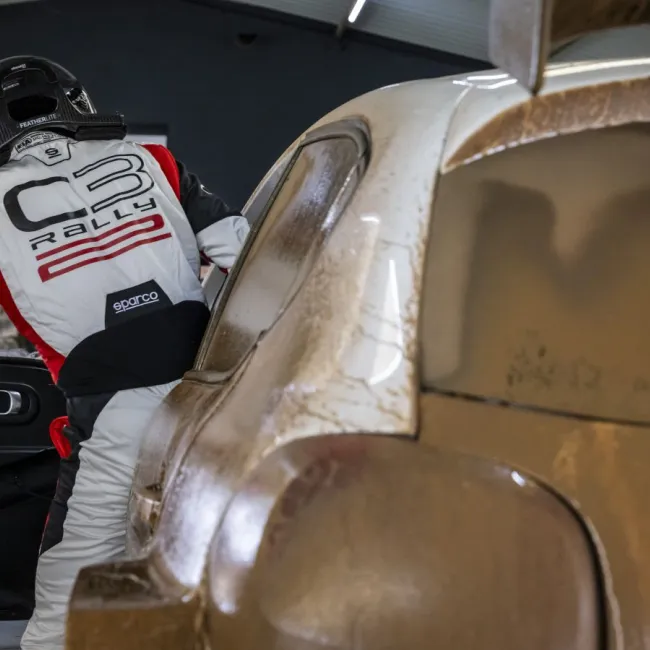 Nico Pino Tests His Skills in the Citroën C3 Rally2