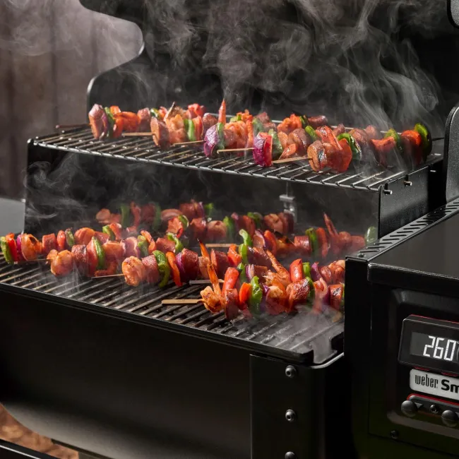 Weber Introduces Next-Generation Pellet Grills: SMOQUE® and SEARWOOD®