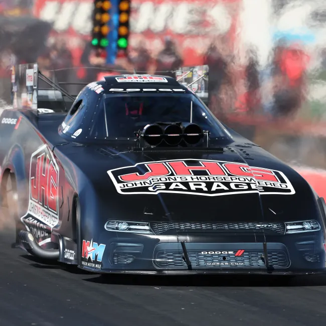 Tony Stewart Hits Las Vegas Jackpot, Makes Racing History Scoring First NHRA Top Fuel Win in TSR Dodge//SRT Dragster