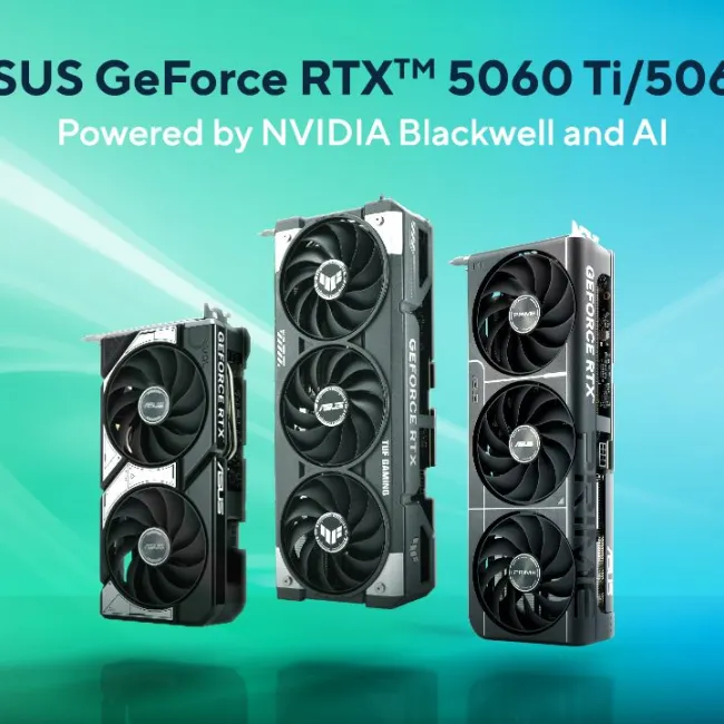 ASUS Launches Next-Gen GeForce RTX 5060 and 5060 Ti Graphics Cards Powered by NVIDIA Blackwell