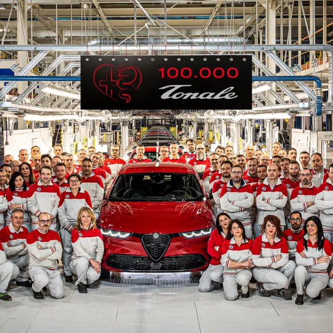 100,000th Alfa Romeo Tonale Rolls Off the Line, Cementing Its Status as a Global Icon