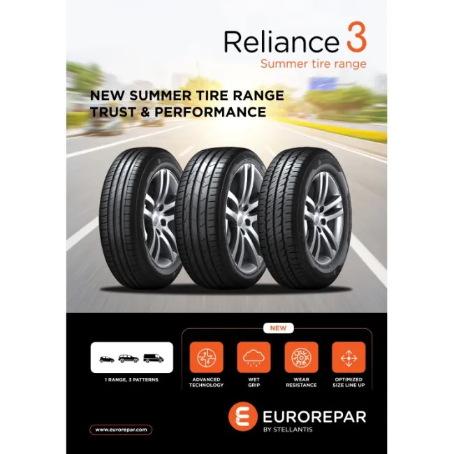 EUROREPAR Launches Next-Gen Reliance Summer Tire Range with Enhanced Performance, Safety, and Efficiency