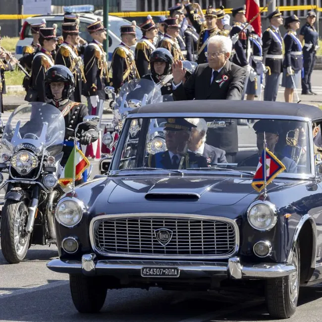 Presidential Lancia Flaminia Shines at Festa della Repubblica as Lancia Looks to the Future