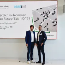 insureNXT and the University of St. Gallen are organising their first joint Future.Talk on business transformation in the insurance economy on 14 February 2023