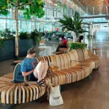 Title: Redefining Airport Experience: Green Furniture Concept Focuses on Connection and Sustainability