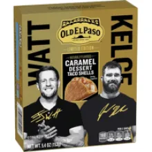Old El Paso™ Scores Big with New Caramel Dessert Taco Shells Featuring J.J. Watt and Jason Kelce