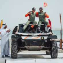 The Dacia Sandriders on Top in Abu Dhabi with Second World Rally-Raid Victory