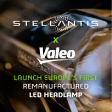 Stellantis and Valeo Launch Europe’s First Remanufactured LED Headlamp and Display Screen, Driving Forward Sustainable Mobility