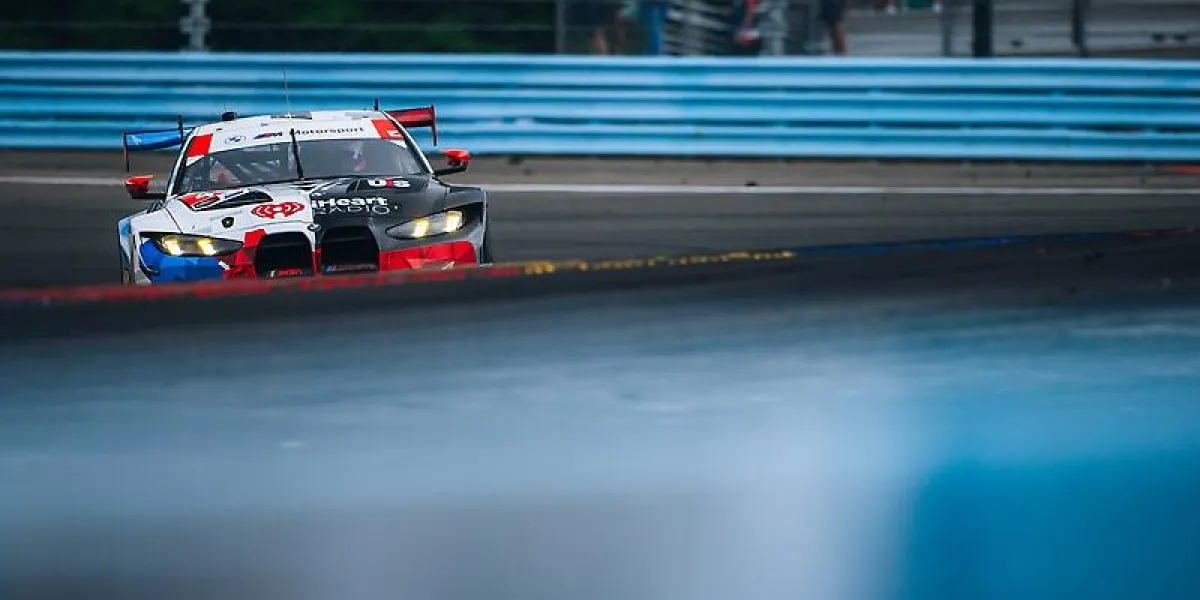 BMW M4 GT3 EVO celebrates its first win of the season at the Six Hours of the Glen