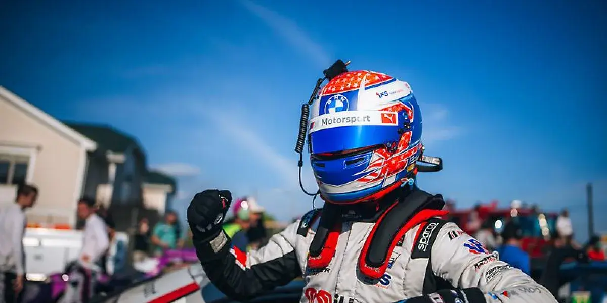 BMW M4 GT3 EVO celebrates its first win of the season at the Six Hours of the Glen